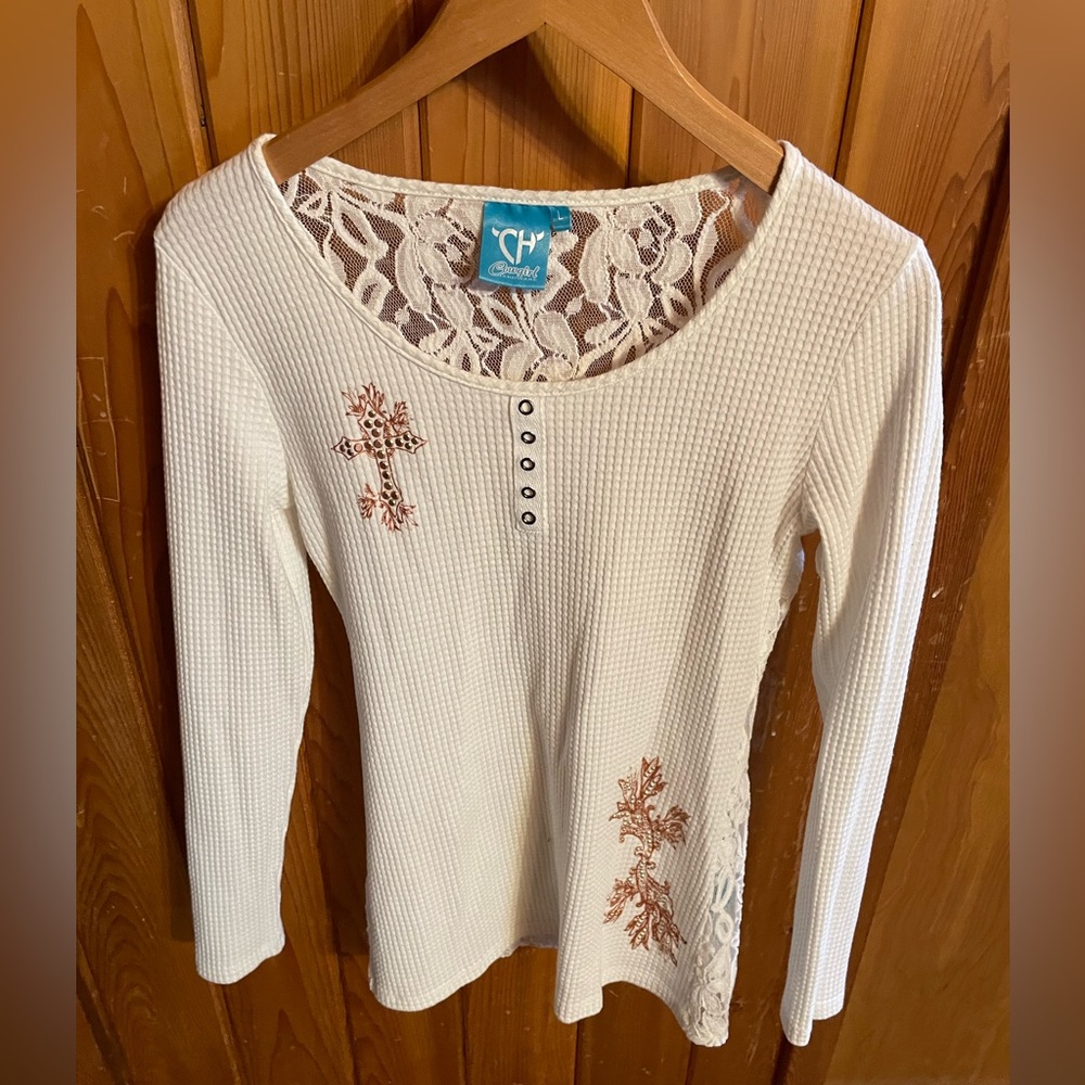 Cowgirl hardwear long sleeve shirt